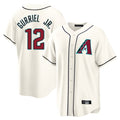 Arizona Diamondbacks #12 Lourdes Gurriel Jr Player Cream Jermy Home Game Stitched Jerseys