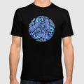 Blue Celtic Crew Neck Short Sleeve Summer T-Shirts