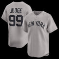 New York Yankees #99 Aaron Judge Gray Jermy Road Limited Player Jersey 2
