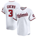 Washington Nationals #3 Dylan Crews White Jermy Home Limited Player Jersey