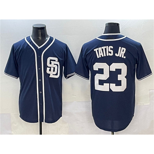 San Diego Padres #23 Fernando Tatis Jr. Navy Jermy Cool Base Stitched Jersey