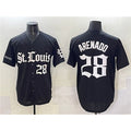 St. Louis Cardinals #28 Nolan Arenado Black Jermy 'Gothic Legacy Edition' Vapor Premier Limited Stitched Jersey