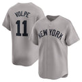 New York Yankees #11 Anthony Volpe Gray Jermy Away Limited Player Jersey