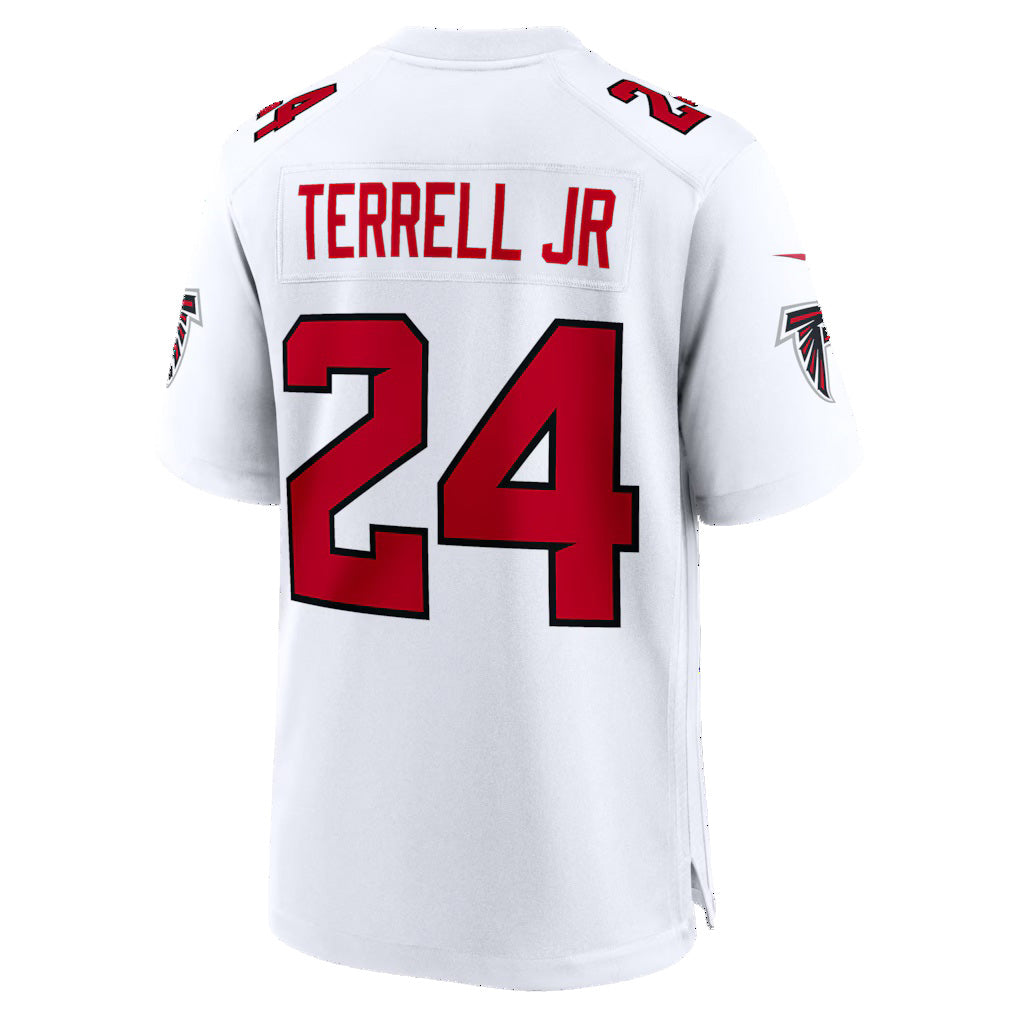 A.Falcons #24 A.J. Terrell White Jermy Game Jersey