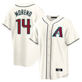 Arizona Diamondbacks #14 Gabriel Moreno Player Cream Jermy Home Game Stitched Jerseys