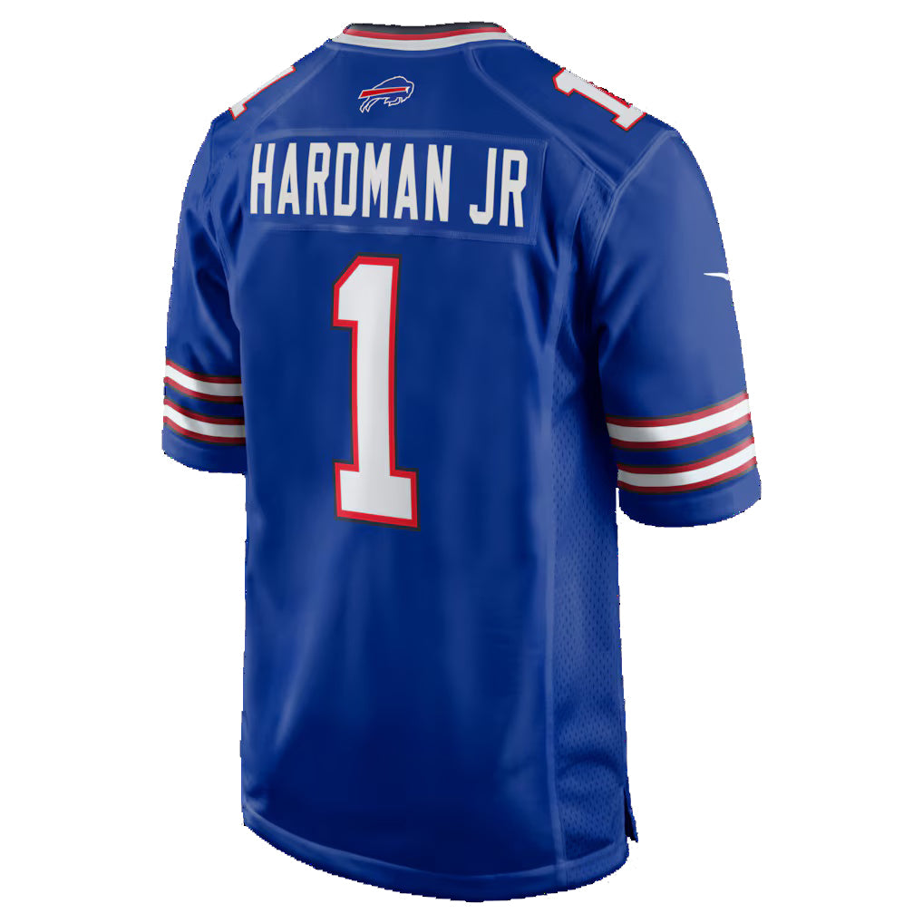 B.Bills #1 Mecole Hardman Royal Jermy Team Game Jersey