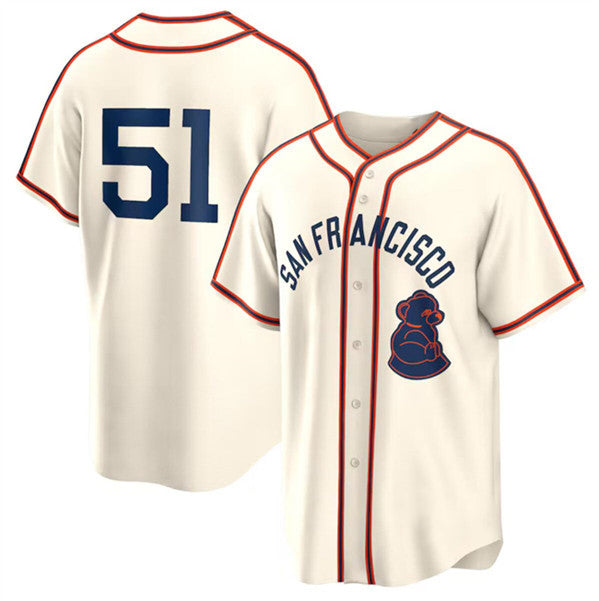 San Francisco Giants #51 Jung Hoo Lee Cream Jermy 2024 Rickwood Classic Stitched Jersey