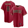 Arizona Diamondbacks #8 James McCann Player Red Jermy Home Game Stitched Jerseys