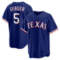 Texas Rangers #5 Corey Seager Royal Jermy Alternate 2 Replica Jersey