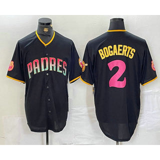 San Diego Padres #2 Xander Bogaerts Black Jermy Fashion Jersey