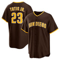 San Diego Padres #23 Fernando Tatis Jr. Brown Jermy Alternate Replica Player Jersey