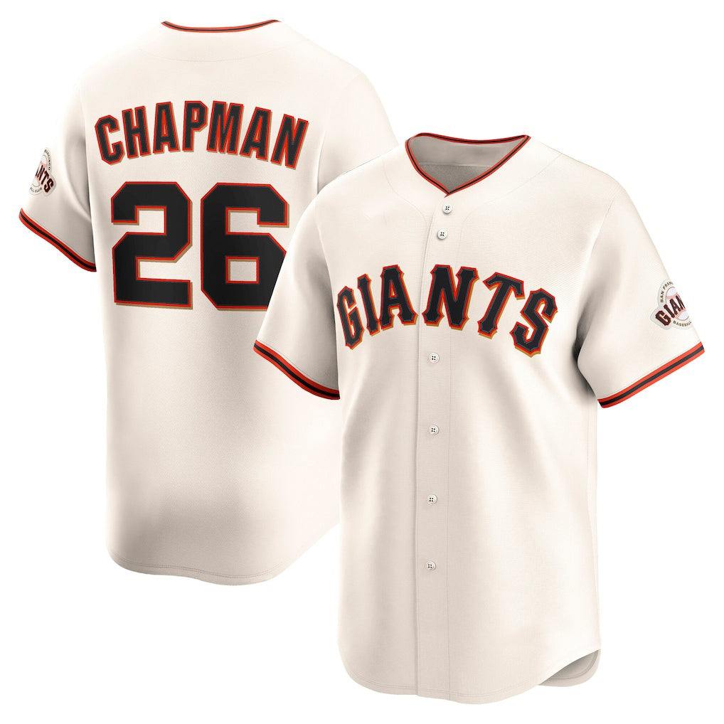 San Francisco Giants #26 Matt Chapman Cream Jermy Home Limited Player Jersey