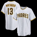 San Diego Padres #13 Manny Machado White Jermy Home Replica Player Jersey 2