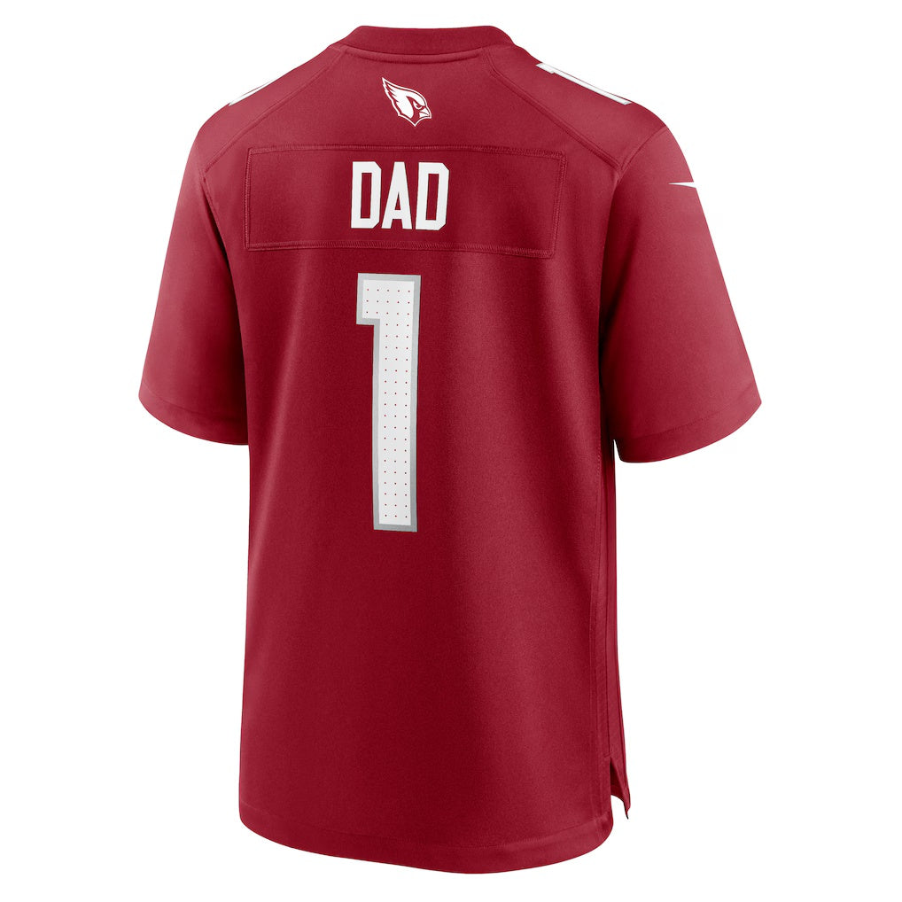 A.Cardinals Number #1 Dad Cardinal Jermy Game Jersey
