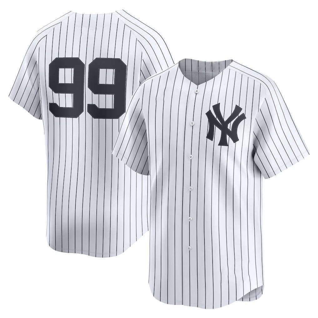 New York Yankees #99 Aaron Judge White Jermy Home Limited Player Jersey