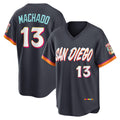 San Diego Padres #13 Manny Machado Obsidian Jermy 2026 City Connect Stadium Jersey