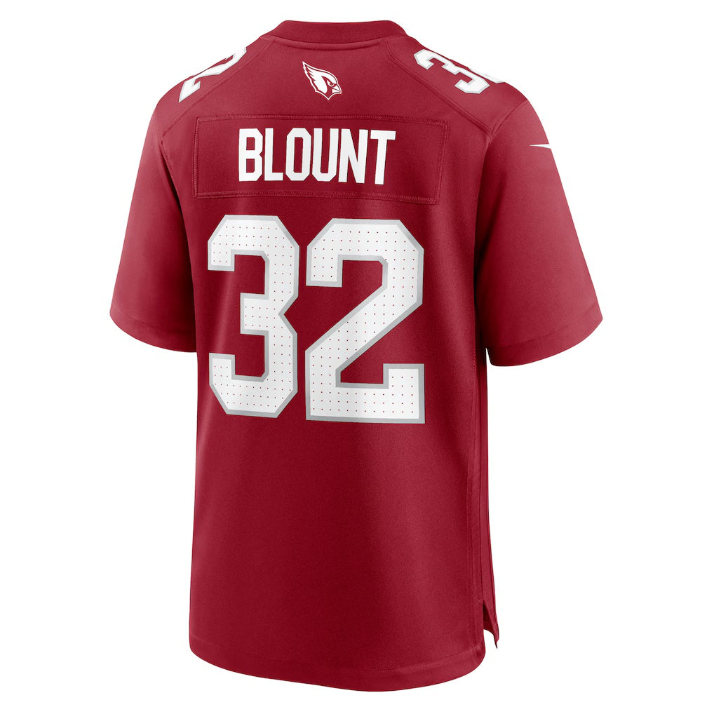 A.Cardinals #32 Joey Blount Cardinal Jermy Game Jersey