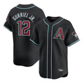 Arizona Diamondbacks #12 Lourdes Gurriel Jr Player Black Jermy Limited Home Game Stitched Jerseys