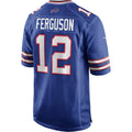 B.Bills #12 Joe Ferguson Royal Jermy Game Retired Player Jersey