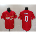 St. Louis Cardinals #0 Masyn Winn Red Jermy 2024 City Connect Limited Stitched Jersey