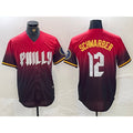 Philadelphia Phillies #12 Kyle Schwarber Red Jermy 2024 City Cool Base Jersey