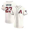 Arizona Diamondbacks #23 Zac Gallen Player Cream Jermy Limited Elite Home Game Stitched Jerseys