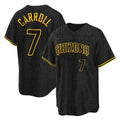 Arizona Diamondbacks #7 Corbin Carroll Player Black Jermy Snake Skin City Home Game Stitched Jerseys