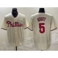 Philadelphia Phillies #5 Bryson Stott Cream Jermy Cool Base Jersey