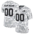 Custom B.Bills Active Player 2024 F.U.S.E Arctic Camo Jermy Salute To Service Limited Stitched Jersey