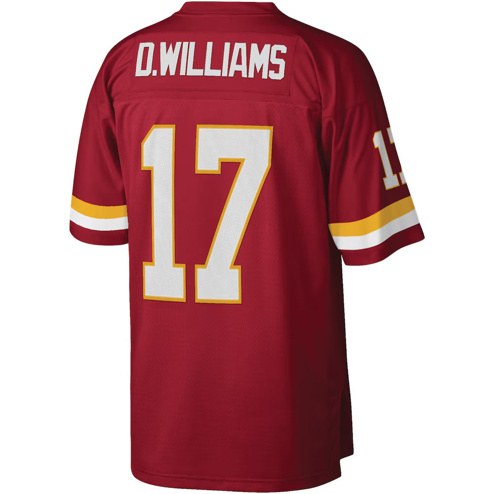 W.Football Team #17 Doug Williams Mitchell & Ness Burgundy Jermy Legacy Replica Jersey