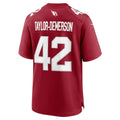 A.Cardinals #42 Dadrion Taylor-Demerson Cardinal Jermy Team Game Jersey