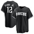 Arizona Diamondbacks #12 Lourdes Gurriel Jr Player Black Jermy Game Home Stitched Jerseys
