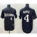 Arizona Diamondbacks #4 Ketel Marte Black Jermy Vapor Premier Limited Stitched Jersey