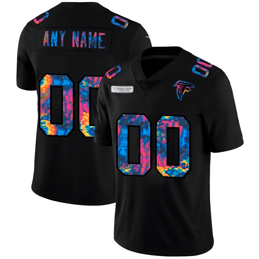 Custom A.Falcons Multi-Color Black Jermy 2020 Crucial Catch Vapor Untouchable Limited Jersey