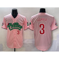 Philadelphia Phillies #3 Bryce Harper Pink Jermy Phanatic Limited Stitched Jersey