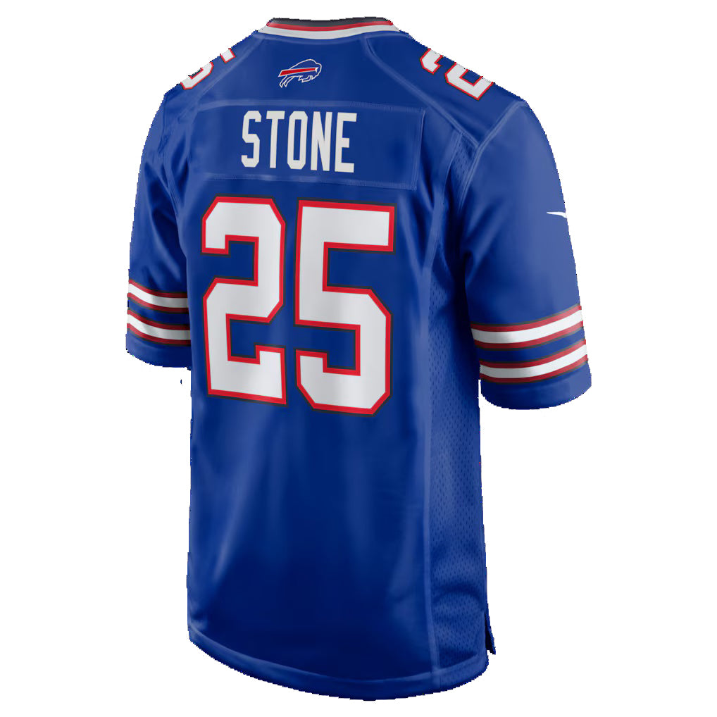 B.Bills #25 Geno Stone Royal Jermy Team Game Jersey