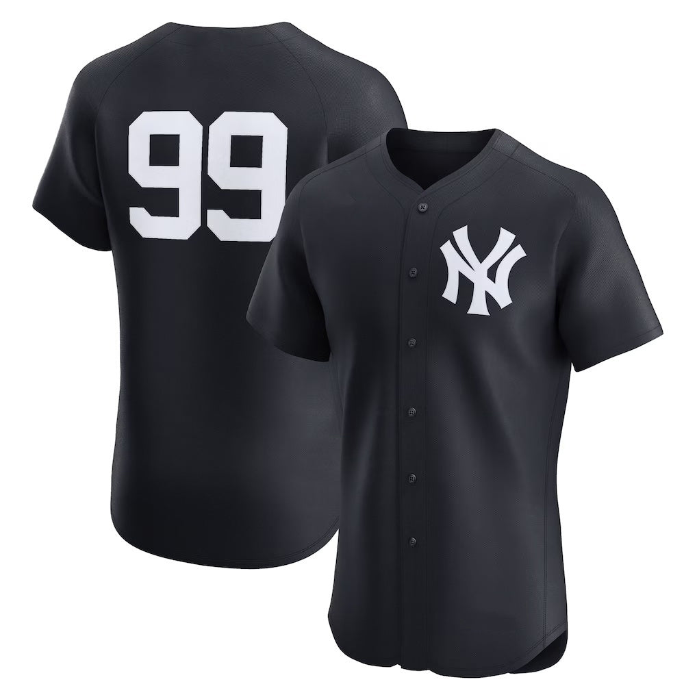 New York Yankees #99 Aaron Judge Navy Jermy Alternate 2 Elite Jersey