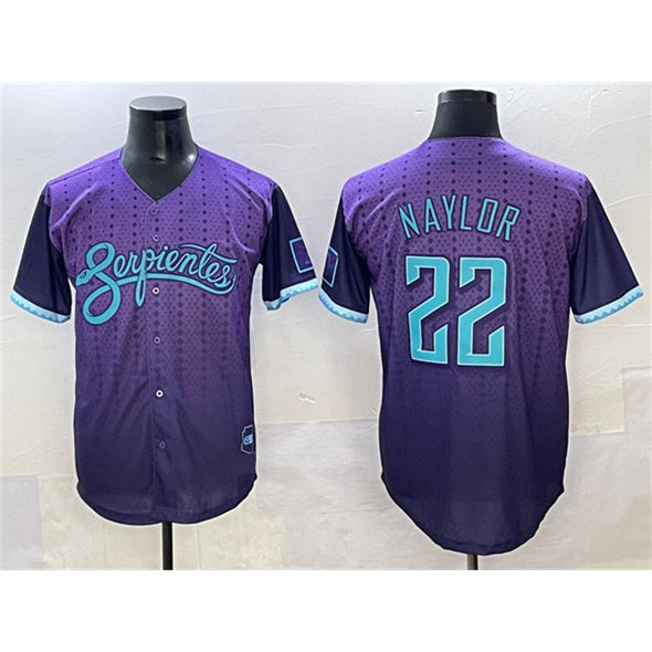 Arizona Diamondbacks #22 Josh Naylor Purple Jermy 2025 City Connect Limited Stitched Jersey