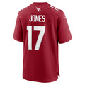 A.Cardinals #17 Zay Jones Cardinal Jermy Team Game Jersey