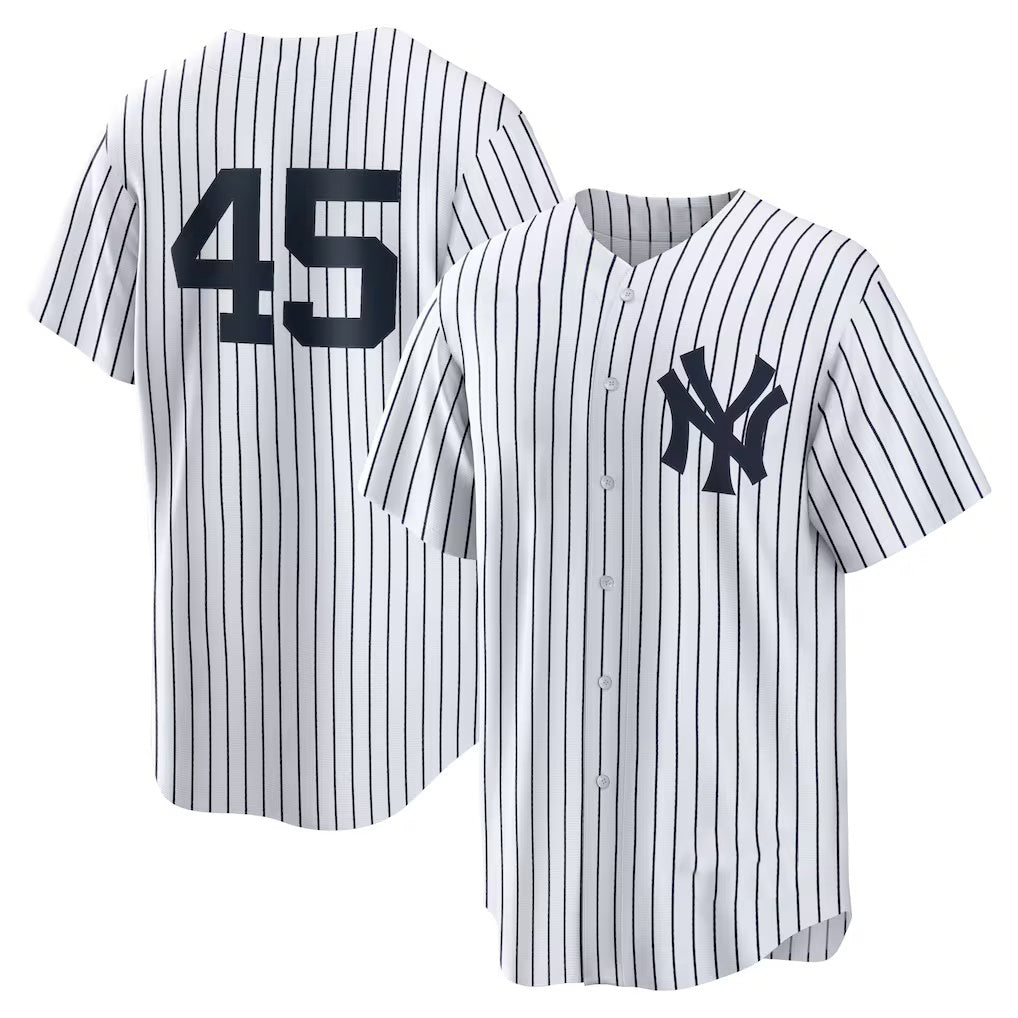 New York Yankees #45 Gerrit Cole White Jermy Home Replica Player Name Jersey