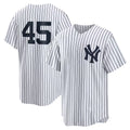 New York Yankees #45 Gerrit Cole White Jermy Home Replica Player Name Jersey