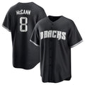 Arizona Diamondbacks #8 James McCann Player Black Jermy Game Home Stitched Jerseys