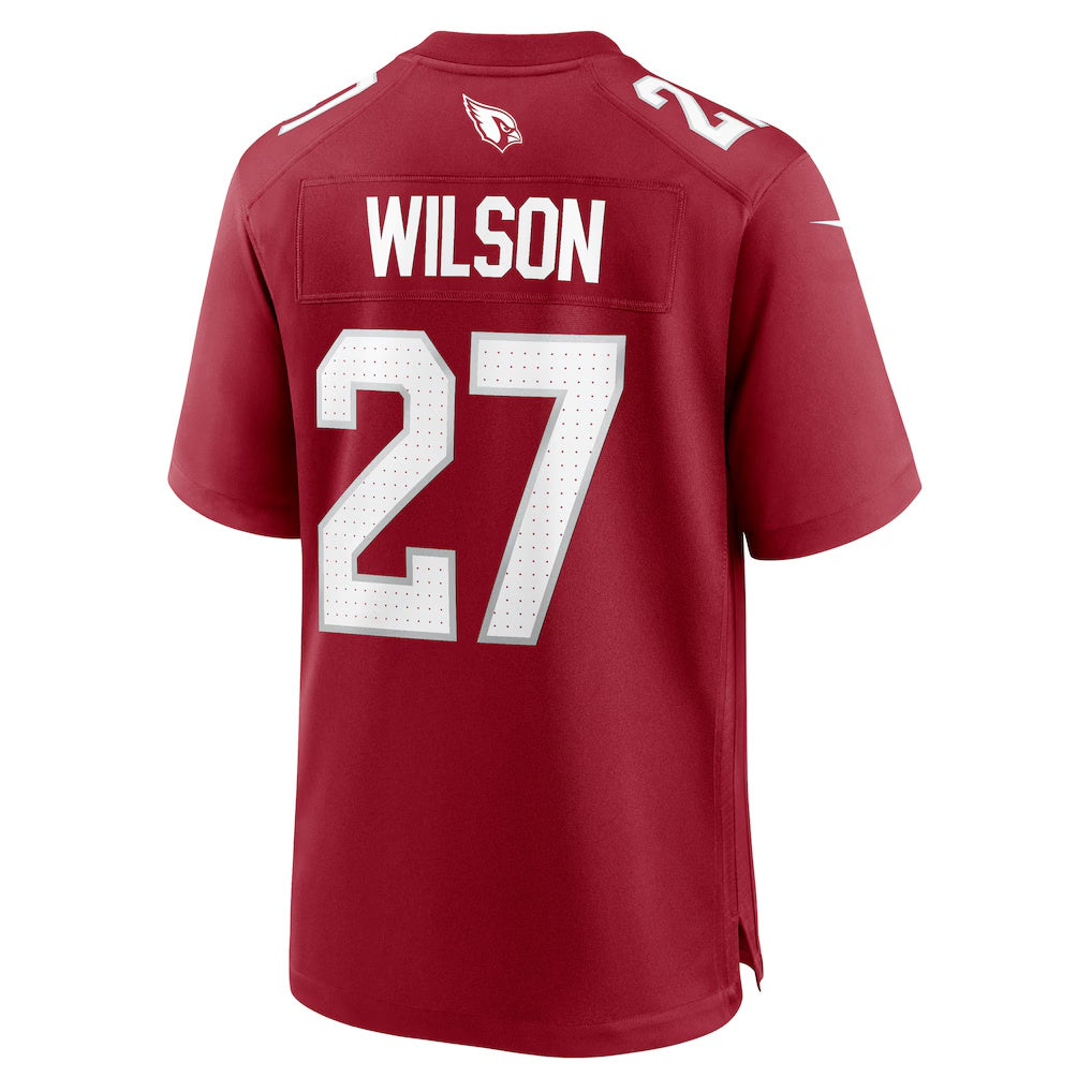 A.Cardinals #27 Divaad Wilson Cardinal Jermy Team Game Jersey