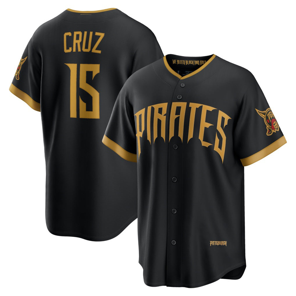 Pittsburgh Pirates #15 Oneil Cruz Black Jermy 2026 City Connect Stadium Jersey