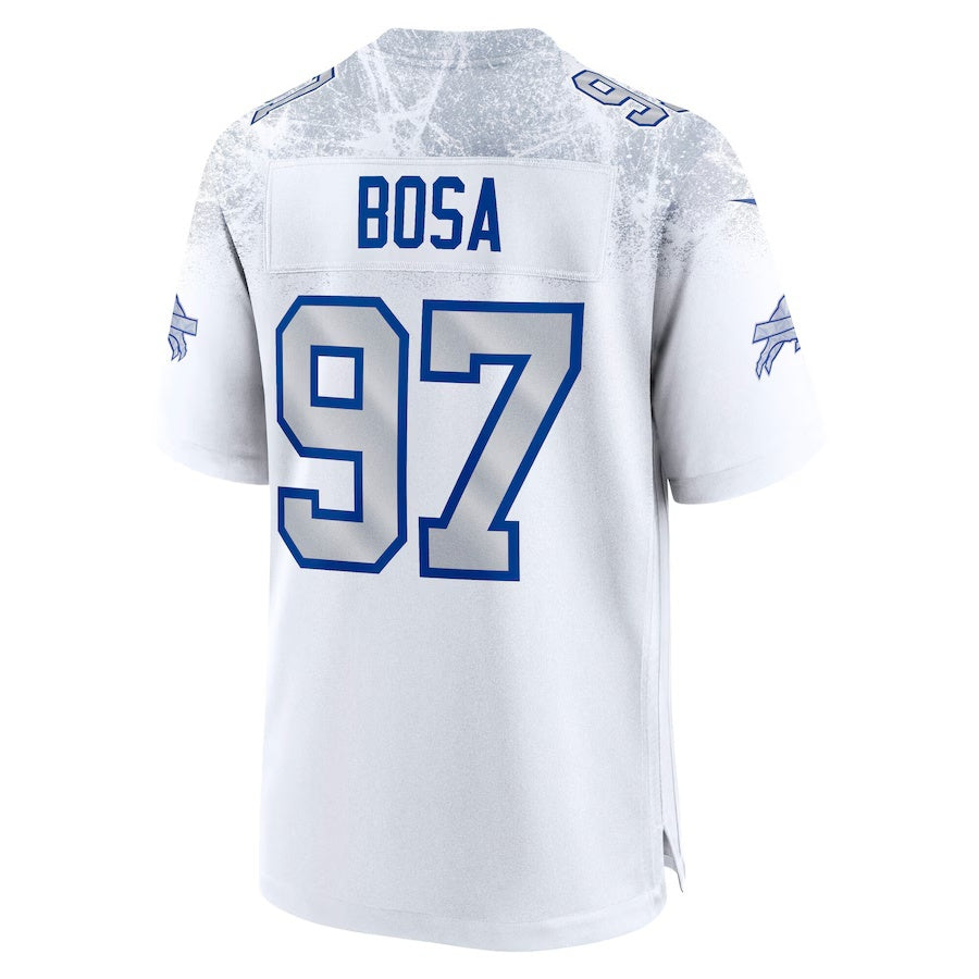 B.Bills #97 Joey Bosa 2025 Rivalries Collection Game Jersey - White Jermy