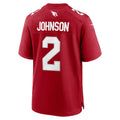 A.Cardinals #2 Will Johnson Cardinal Jermy Team Game Jersey