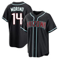 Arizona Diamondbacks #14 Gabriel Moreno Player Black Jermy Home Game Stitched Jerseys
