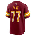 W.Commanders #77 George Fant Burgundy Jermy Team Game Jersey