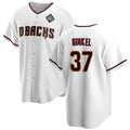 Arizona Diamondbacks #37 Kevin Ginkel White Jermy 2023 World Series Cool Base Stitched Jersey