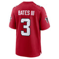 A.Falcons #3 Jessie Bates III Red Jermy Game Jersey